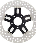 Formula Two-Piece Platinum Cut Brake Rotor for Harley Davidson Touring Road King, 420 stainless outer band, front view