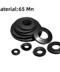 Conical Disc Spring Cup Washers High Strength 65Mn Material Three Eighths Inch Bore Pack Of Ten For Heavy Duty Machinery Automotive And Industrial Applications, Reliable Gasket Spacers And Load Support. 65Mn steel washers stacked