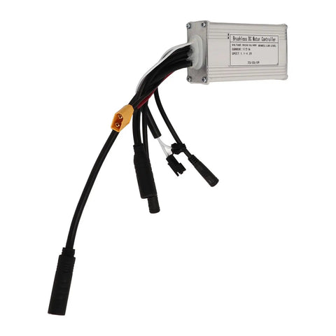 Three Mode Sine Wave Brushless Motor Controller For DIY Electric Conversion 24V 36V 48V 17A With Connector Aluminum Shell For Great Heat Dissipation Works With Hall And Hallless Motors