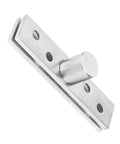 Stainless Steel Revolving Door Hinge 360 Degree Pivot For Cabinets And Kitchen Doors Beefy Durable Built To Last With Brushed Finish