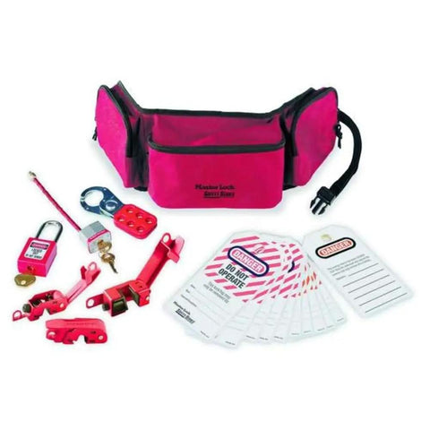 Pro Grade Lockout Tagout Group Kit For Electrical Lockouts With Ultra Durable Carrying Case OSHA Compliant Safety System Includes Padlocks Hasps Devices And Easy On The Job Organization For Industrial Teams.