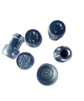 Solid Cold-Forged Wheel Lug Nut Kit Built For Jeeps Wranglers With Secure Locking Design To Boost Your Ride Stability And Stop Any Thieves From Stealing Your Rims With Easy Install. six steel locking lug nuts