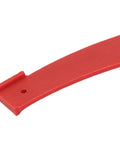 No Fuss Radius Template R100 To R300 adjustable red plastic corner guide for woodworking and DIY layout.