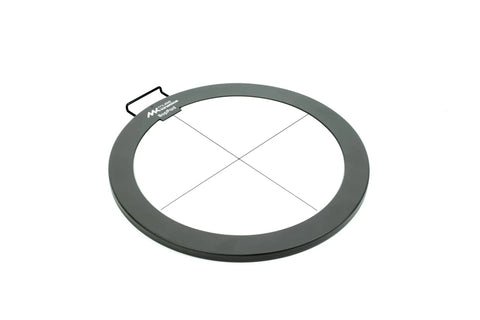 Top view of USB C MIDI Drum Pad Controller With 4 MPE Zones Featuring Continuous Pressure Radius And Velocity 10 Inch Electronic Drum Pad