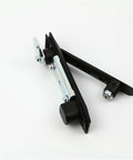 Slick Swing Handle Lock For Cabinet Doors And Industrial Automation Gear Rock Solid Flush Mount Design with metal and plastic parts.
