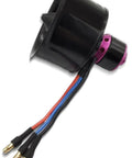 50mm EDF Brushless Motor With 4900KV On 3S LiPo For RC Jet Aircraft Up To 770g Thrust, dynamic balance tested with banana plugs soldered