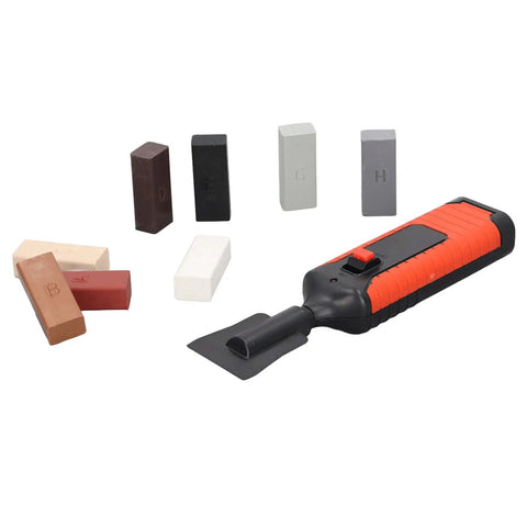 Handy Heating Pen Tile Repair Kit with 8 Color Wax Blocks for Ceramic Tiles and Porcelain, DIY Furniture Repair Tool