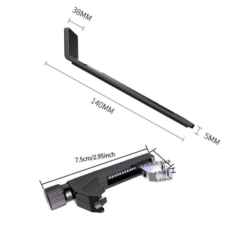 Slick Floating Tremolo Setup Blocks And Hella Smooth Sliders For Floyd Rose Electric Guitars with metal calibration tool dimensions.