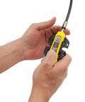 Explorer 2 Coax Test Kit With Cable Tester Wire Tracer Coax Mapper And Remotes Letting You Test Up To Four Locations, handheld view