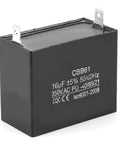 Motor Starting Capacitor Built To Last 350V AC 16uF 50 60Hz Running Capacitor For Generator with metallized polypropylene film