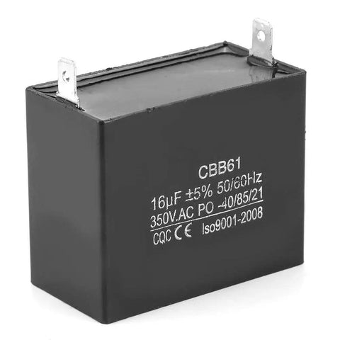Motor Starting Capacitor Built To Last 350V AC 16uF 50 60Hz Running Capacitor For Generator with metallized polypropylene film