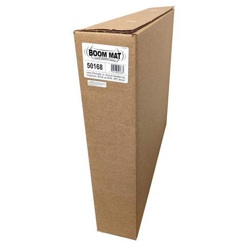  Boxed Boom Mat black sound-deadening headliner for 4-door Jeep Wrangler JL (2018+)