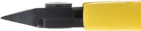 Side view of Pro Grade Precision Diagonal Cutter with Tapered Head and Ultra Flush Jaw ESD Safe Handle for clean wire cuts.