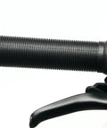 Bike Handlebar Grips Dual Lock-On Clamps, Grippy Ergonomic Rubber and Aluminum Alloy MTB BMX Downhill Grip, side view