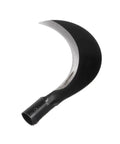 7 Inch Brush Clearing Sickle With Black Oxide Forged Carbon Steel Blade, Billhook Machete Knife for Outdoor Use, side view