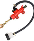 Red rear brake master cylinder reservoir for Coleman KT196 CK100 Yerf Dog GX150 go kart buggy 150cc ATV dirt bike, aluminum