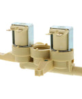 Triple Inlet Washer Water Valve Replacement For GE Washers Replaces PS11721803 WH13X23974 AP5985821 angled view