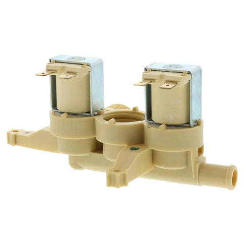 Triple Inlet Washer Water Valve Replacement For GE Washers Replaces PS11721803 WH13X23974 AP5985821 angled view