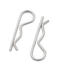 Heavy Duty Stainless Steel Cotter Pins And Hair Pin Fasteners Set M1 To M7 16 To 150 Millimeters Zinc Plated Rust Resistant For Automotive Garage Mechanic Shops Cars Trucks Lawn Mowers, hair pin clips