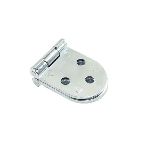 Self Supporting Flap Hinge 80x30mm for Folding Tables Cabinets and Doors, Matte Brass Finish, Flush Mounted with Silent Operation