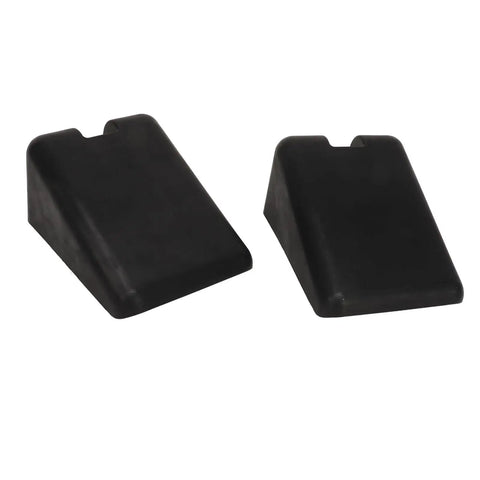 Rugged Rubber Hood Bumper Kit For Kenworth T680 And T880 Plus Peterbilt 567 579 Ensures Perfect Fit With Durable Design To Keep Your Rig Looking Cool And Acting Tough On The Road Every Single Day Without Fail, black rubber pair