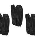 Built Different Waterproof PVC Oversleeves Three Pack Long Arm Protectors for kitchen and garage work, durable black sleeves.