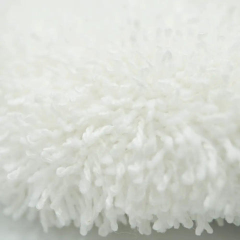 Close-up of a soft microfiber pad from the Steam Mop Refill Pads For Symphony Series Heavy Duty Microfiber Pads And Soft Microfiber Pads For Sticky Messes Pack Of 6 Fits 1132 1132M 1530 1652 1543 11326 And Other 1132 Series Models, showing white fibers.