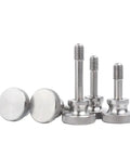Heavy Duty M5 X 20mm Captive Screws With Knurled Thumb Head Crafted From Tough As Nails 304 Stainless Steel Panel Fasteners arranged in a group.