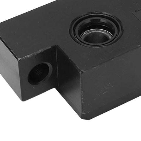 Close-up of Ball Screw End Support Bearing Block for SFU1604 SFU1605 SFU1610 Pro Grade Heavy Duty Kit showing carbon steel mount