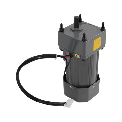 Beefy 110V Gear Reduction Motor With Speed Controller 120W 135RPM showing high torque gearbox and forward reverse switch detail
