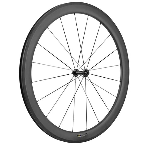 700C Carbon Wheelset Clincher With 50mm Deep UD Matte Finish, single wheel, carbon fiber road bike wheel, sleek design