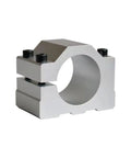 Top Spindle Clamp Bracket For 48 To 56mm Spindles With 4 Bolts And Heavy Aluminum Build, ideal for CNC routers.
