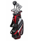 DCT4000 16 Piece Golf Club Set With Bag For Right Hand Players, 12 Clubs, Graphite And Steel Shafts, Stiff Flex, 460cc Driver