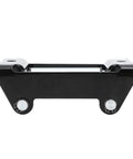 2000Lb Winch Roller Fairlead For Smooth Cable Guidance And Stable Wire Rope Control Beefed Up Steel Frame With Q235 Iron Plate Erosion Resistant Ideal For Electric Winches And Off Road Recovery, black steel roller fairlead front view