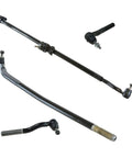 Heavy Duty Tie Rod End Kit Compatible With Jeep Wrangler JK 2007 To 2018, four piece steel steering components for replacement.