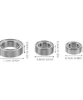 Beefed Up RC Vehicle Bearing Kit 30 Pcs Fits WLtoys One Fourteen 144001 Upgrade Kit With Precision Metal Bearings For Sturdier Wheels And Smoother Rides In RC Cars, 3 sizes shown