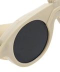 Rugged As Nails 5 Pack Welding Goggles With Rock Hard Impact Armor And Anti Scratch Lens Plus Snug Dust Shield, close-up view.