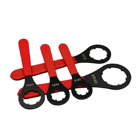 Pro Grade ER Collet Wrench Featuring Secure Anti Slip Grip Rock Solid Carbon Steel Construction Tailored For Cnc Milling Lathes And Precision Machining Jobs Shop Ready Heavy Duty Spanner Built Like A Tank To Handle Serious Torque Demands