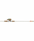 6 Foot Krazy Rec Spincast Combo with Micro Spincast Reel, 4.1:1 Gear Ratio, aluminum handle and cork knobs pre-spooled with 6 lb orange line