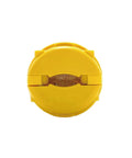 Heavy Duty 5-15P To 5-15R Extension Cord End Kit Plug And Play Replacement Plug And Connector Set, yellow close-up