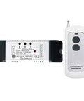 Front view of WiFi smart linear actuator motor controller module, white with RF433 remote