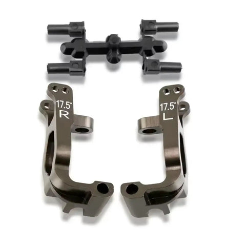 Precision Machined Aluminum C Hub Carrier Caster Block For 1/8 Scale Rc Buggies And Trucks With 17.5 Degree Camber Angle, black aluminum parts