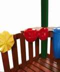 Outdoor Rhythm Band Swing Set Music Play Kit Pack Of 3 Multicolor For Kids With Mounting Hardware on wooden swing set