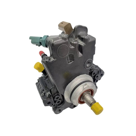 Rock Solid High Pressure Fuel Pump For Actyon And Rodius Plug And Play Direct Replacement showing heavy duty steel body and fittings.