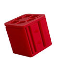 Pro Grade Label Dispenser Storage Box For Desk Organization, Space Saving Label Organizer Container For Home Office, red plastic