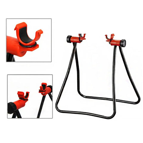 Foldable Bike Repair Stand Aluminum Adjustable Height Portable Floor Bike Holder with Pro Grade Clamp for Indoor and Outdoor Use