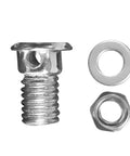 10 Pcs Bike Brake Pinch Bolts For V-Brake And Cantilever Systems, Heavy Duty Steel Cable Fixing Screws, Wire Fasteners Replacement Parts For Secure Cable Connection And Rock Solid Braking. steel bolt, washer, and nut