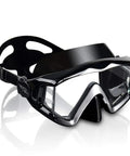 Panoramic Three Window Snorkel Mask Go To Gear With Tempered Glass Anti Fog Seal Nose Cover No Leakage For Snorkeling Freediving
