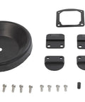 Gusher 10 Manual Pump Replacement Parts Kit with neoprene diaphragm, valves, and fixing kit in black for repairs and maintenance.