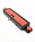 Vacuum Clamping Pods Kit for Workbenches and MFTs attaches to T Track and Dog Holes with snap on push block handle, black and red }